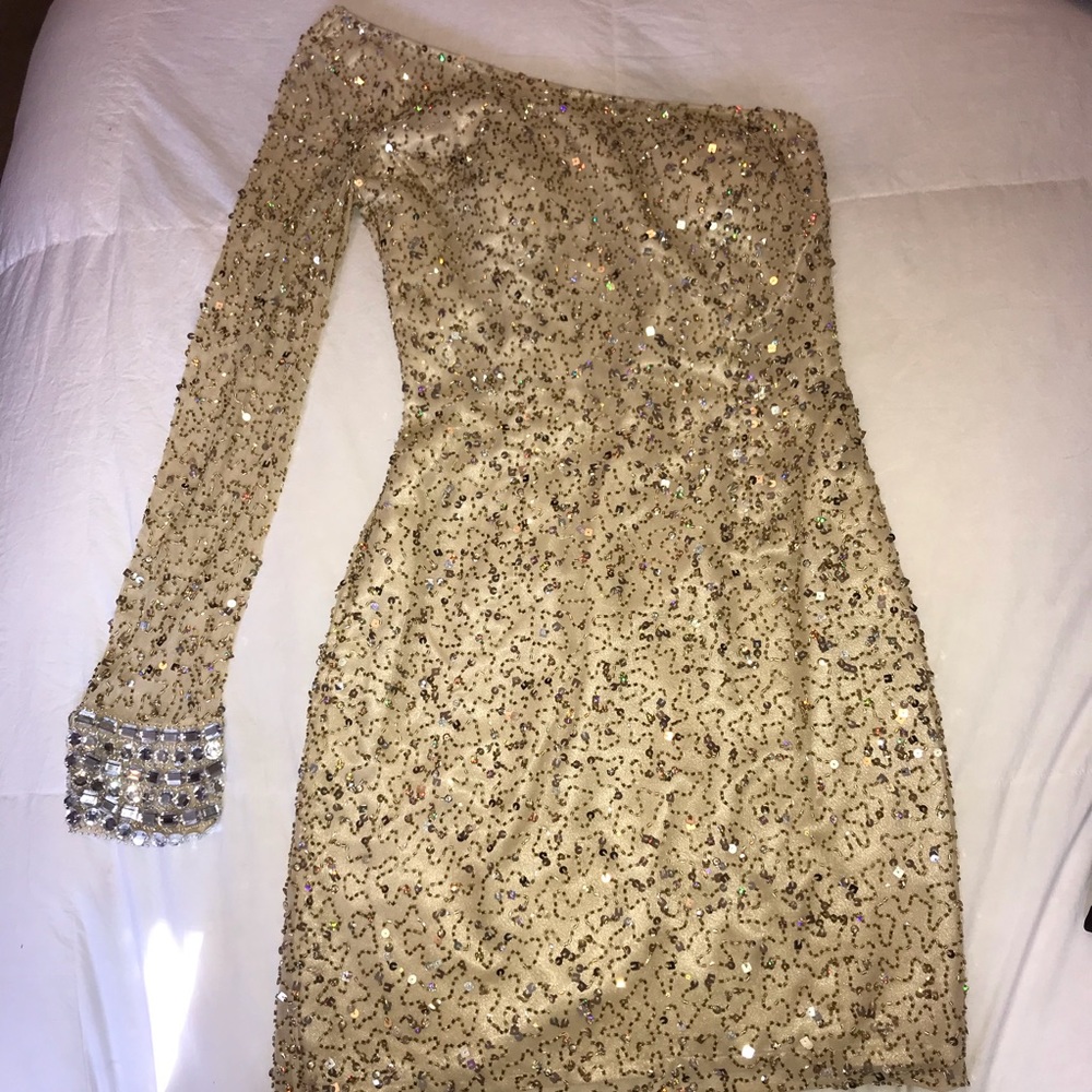Shail K Gold dress